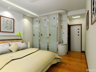 现代欧式风格简单房子卧室装修效果图