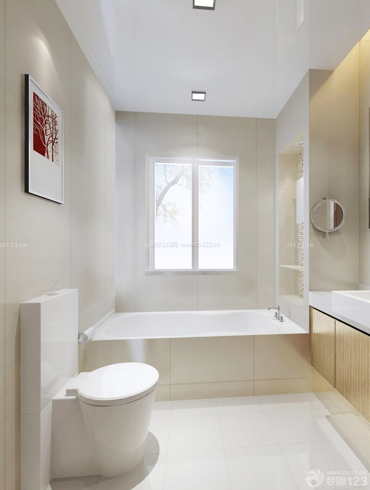 现代室内家居浴室装修方案