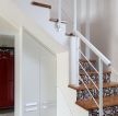 小复式房子楼梯扶手装修效果图片欣赏