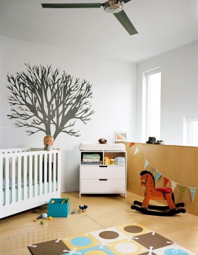 简单房屋装修效果图 婴儿房装修效果图片