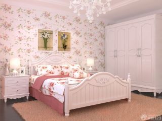 80后粉色卧室家装设计效果图