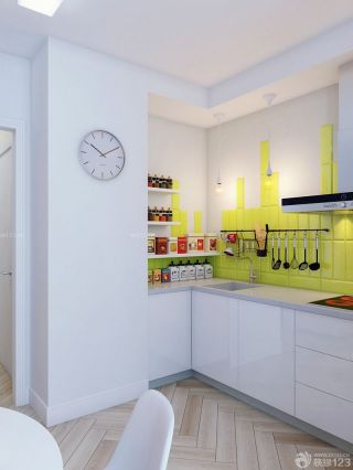 紧凑小户型厨房装修效果图简约设计