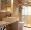 现代家装室内装修卫生间浴室柜设计效果图片