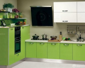 90平米房屋厨房装修效果图 整体橱柜装修效果图片