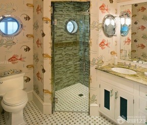90平米小户型整体装修效果图 卫生间浴室装修图