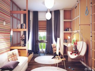 温馨小户型室内装修效果图棕色墙面设计