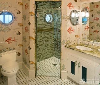 90平米小户型整体卫生间浴室装修效果图
