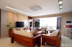 室内装饰电视墙效果图 现代中式风格