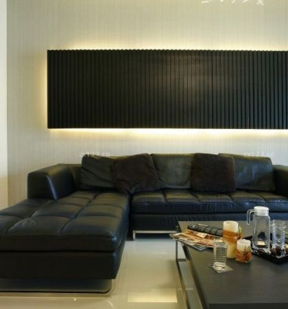 橡木沙发背景墙装修效果图片