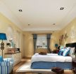 地中海风格80平米家装卧室家具设计效果图