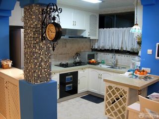 80平米房子美式厨房装修设计图