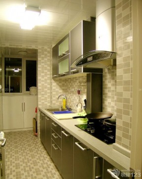 90平三房房屋装修效果图 厨房墙面瓷砖