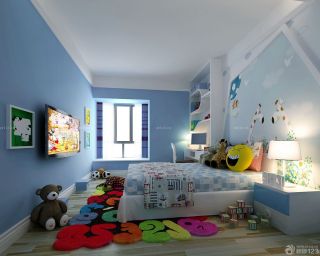 现代室内儿童房间的设计装修壁纸图片大全