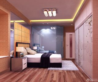 三室两厅欧式90平卧室设计装修效果图
