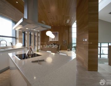 200平米别墅开放式厨房设计