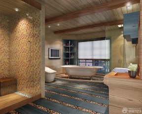 两室两厅装修样板间 浴室装修设计图片