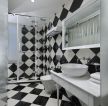 现代时尚90平方房子长方形卫生间装修图片