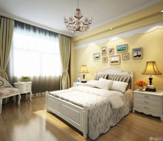最新90平两室两厅美式卧室装修案例