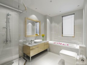 90平两室两厅装修案例 按摩浴缸装修效果图片