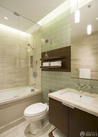 90平两室两厅浴室柜装修案例