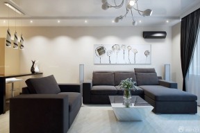 两室一厅客厅装修效果图大全2020图片 布艺沙发装修效果图片
