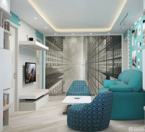 两室一厅客厅装修效果图大全2020图片 背景墙设计