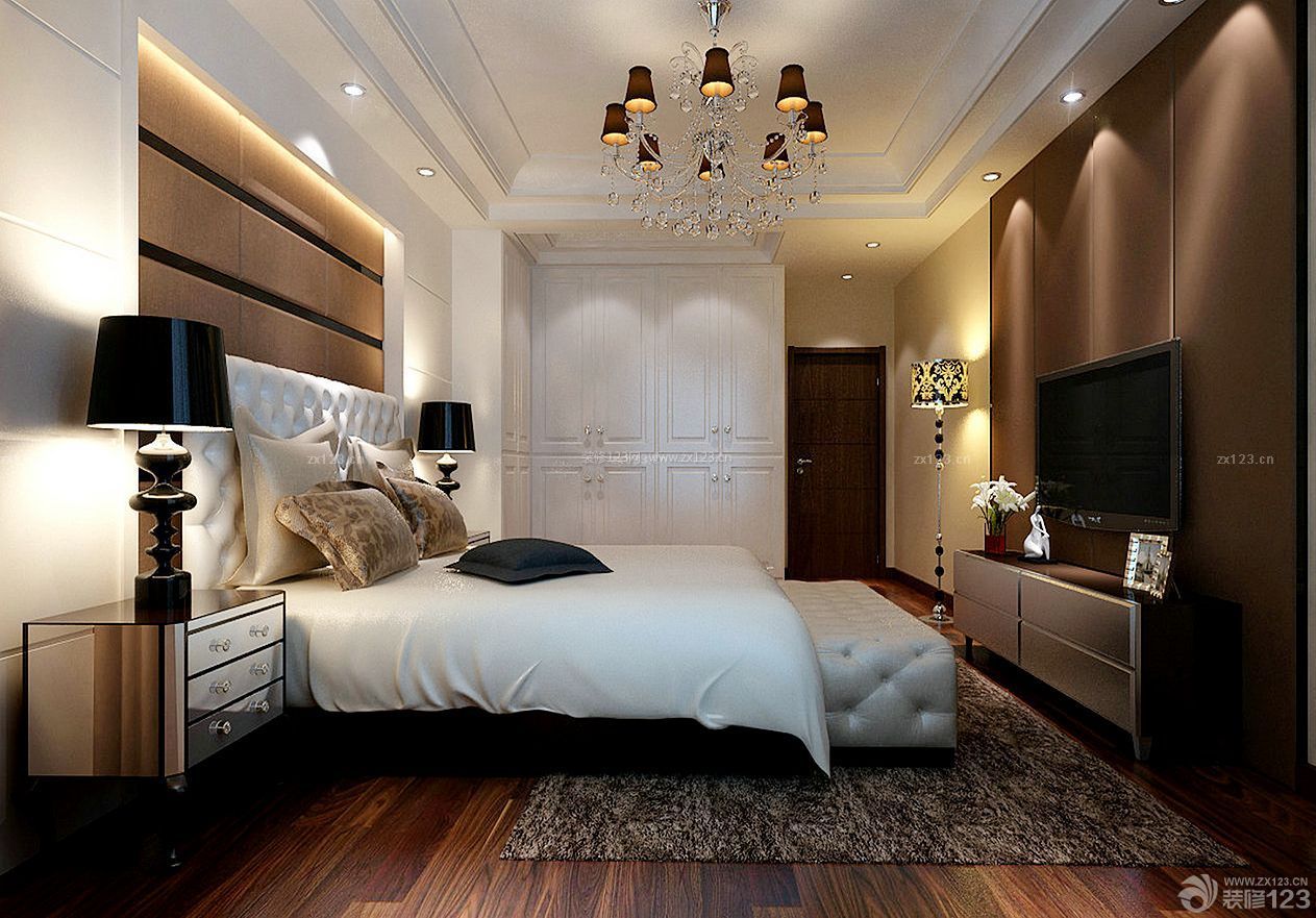 两房一厅欧式卧室装修设计效果图