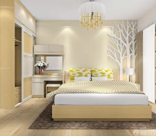 现代家装风格90平方米卧室装修效果图