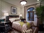 美式古典风格两房一厅卧室装修效果图片