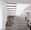 创意复式楼梯设计图书架设计