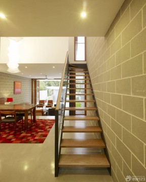复式楼梯设计图 现代风格