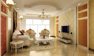 欧式客厅组合沙发装修设计效果图片