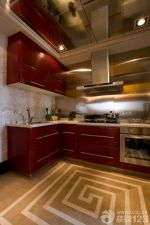 欧式风格厨房地面瓷砖装修效果图