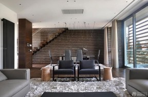 loft复式装修效果图 家装客厅设计