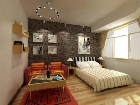 40-50平方小户型装修 公寓床图片