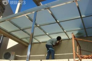 佛山不锈钢雨棚，钢结构玻璃雨棚，阳光雨棚制作安装！