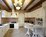 别墅厨房美式古典装修效果图