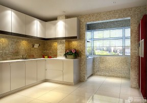 别墅厨房装修效果图 马赛克瓷砖贴图