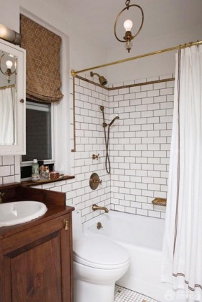 小户型浴缸 卫生间瓷砖