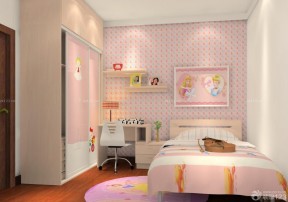 小户型色彩搭配 粉红卧室