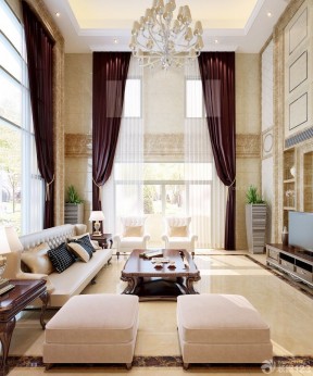 别墅设计图纸及效果图大全 组合沙发装修效果图片