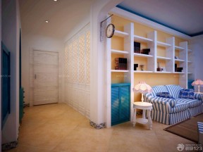 客厅玄关装修效果图 地中海风格家居设计