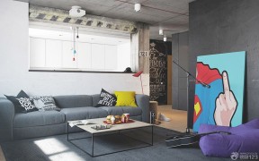 loft风格复式公寓装修效果图片