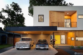 农村别墅建筑设计 木质墙面装修效果图片