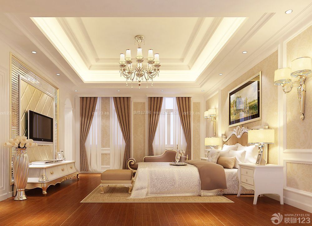 世界顶级别墅床头壁灯装修效果图片