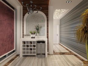  现代小户型家装 客厅壁纸效果图