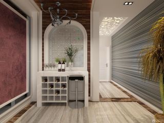 2023现代小户型家装客厅壁纸效果图