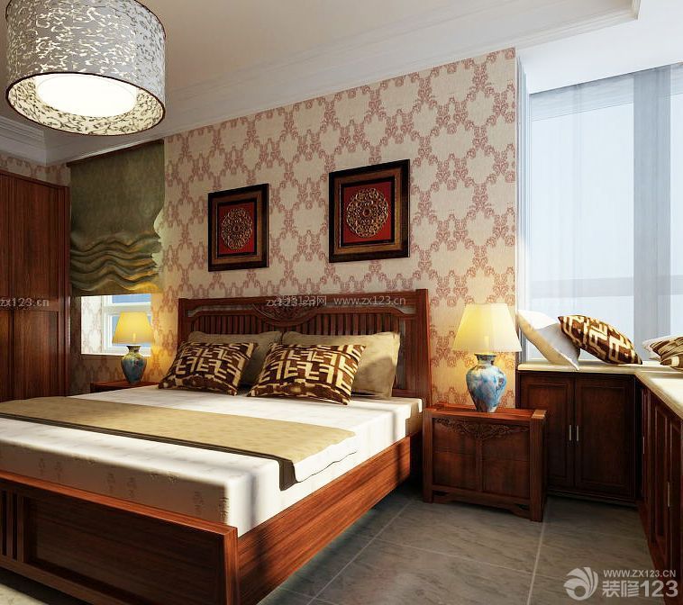 古典风格90后卧室装修效果图片