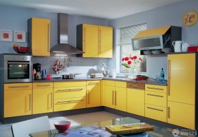 小户型开放式厨房装修效果图 厨房装修橱柜效果图
