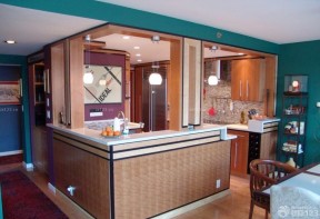 小户型开放式厨房装修效果图 开放式厨房装修设计